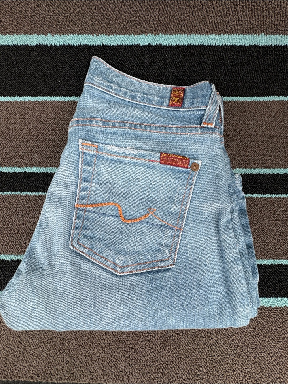 7   For all man kind jeans